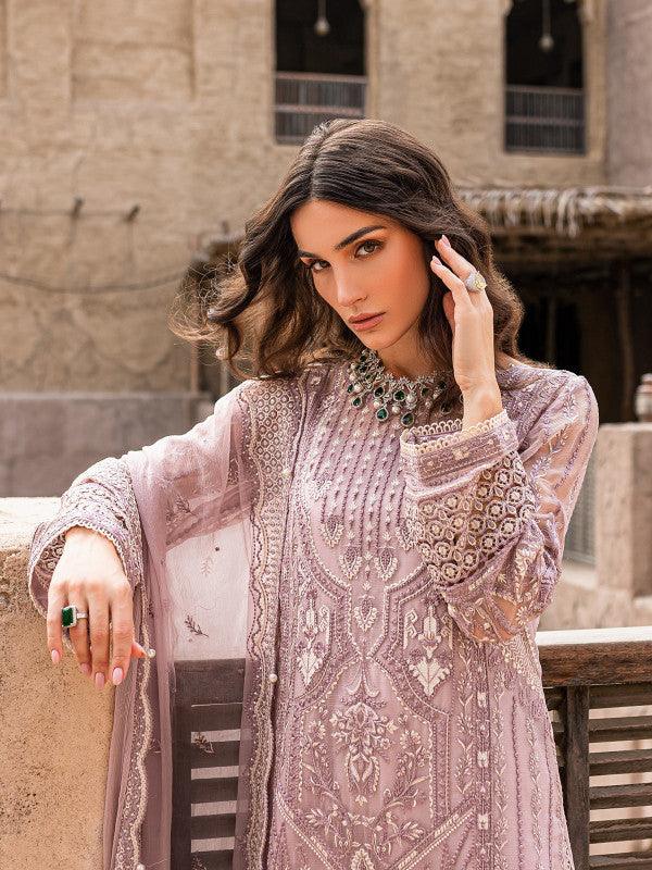 Malaikah - Gulaal Embroidered Chiffon 2022 - Malaikah - Gulaal Embroidered Chiffon 2022 - Shahana Collection