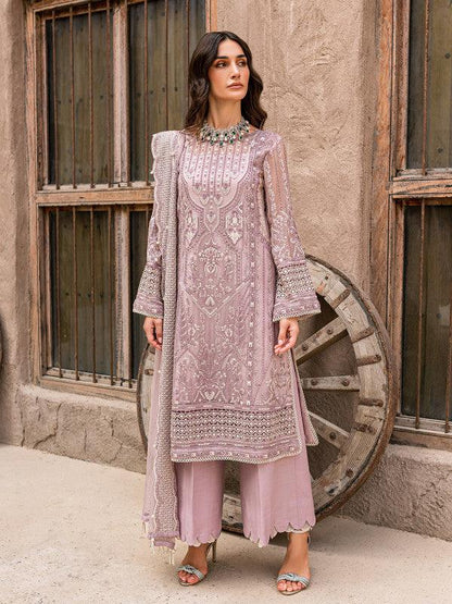 Malaikah - Gulaal Embroidered Chiffon 2022 - Malaikah - Gulaal Embroidered Chiffon 2022 - Shahana Collection