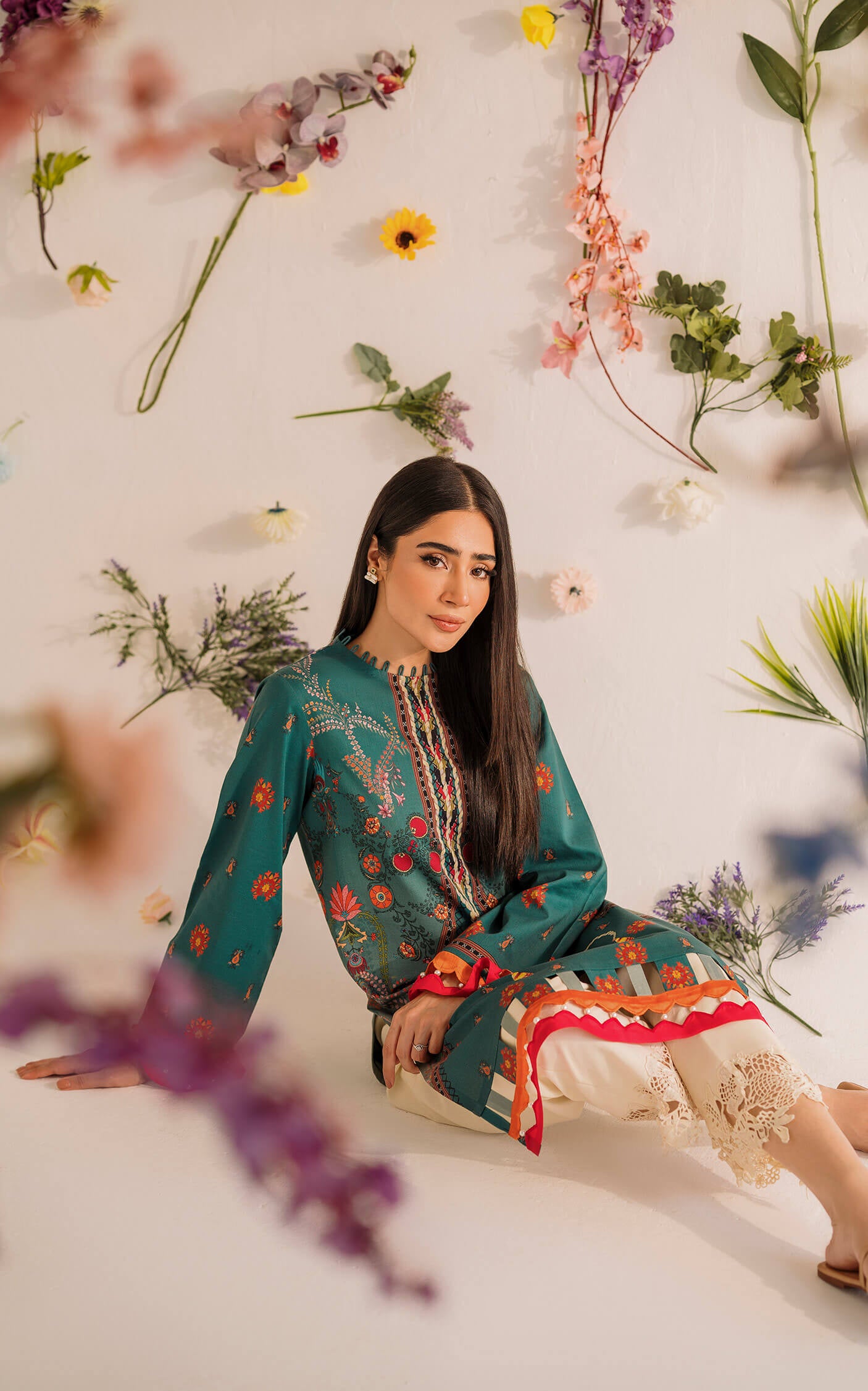 MKL - 03 - Meraki Summer Vol 1 - Asifa n Nabeel Lawn Collection 2023 - Shahana Collection UK - Asifa n Nabeel  in UK - Eid Edit 2023