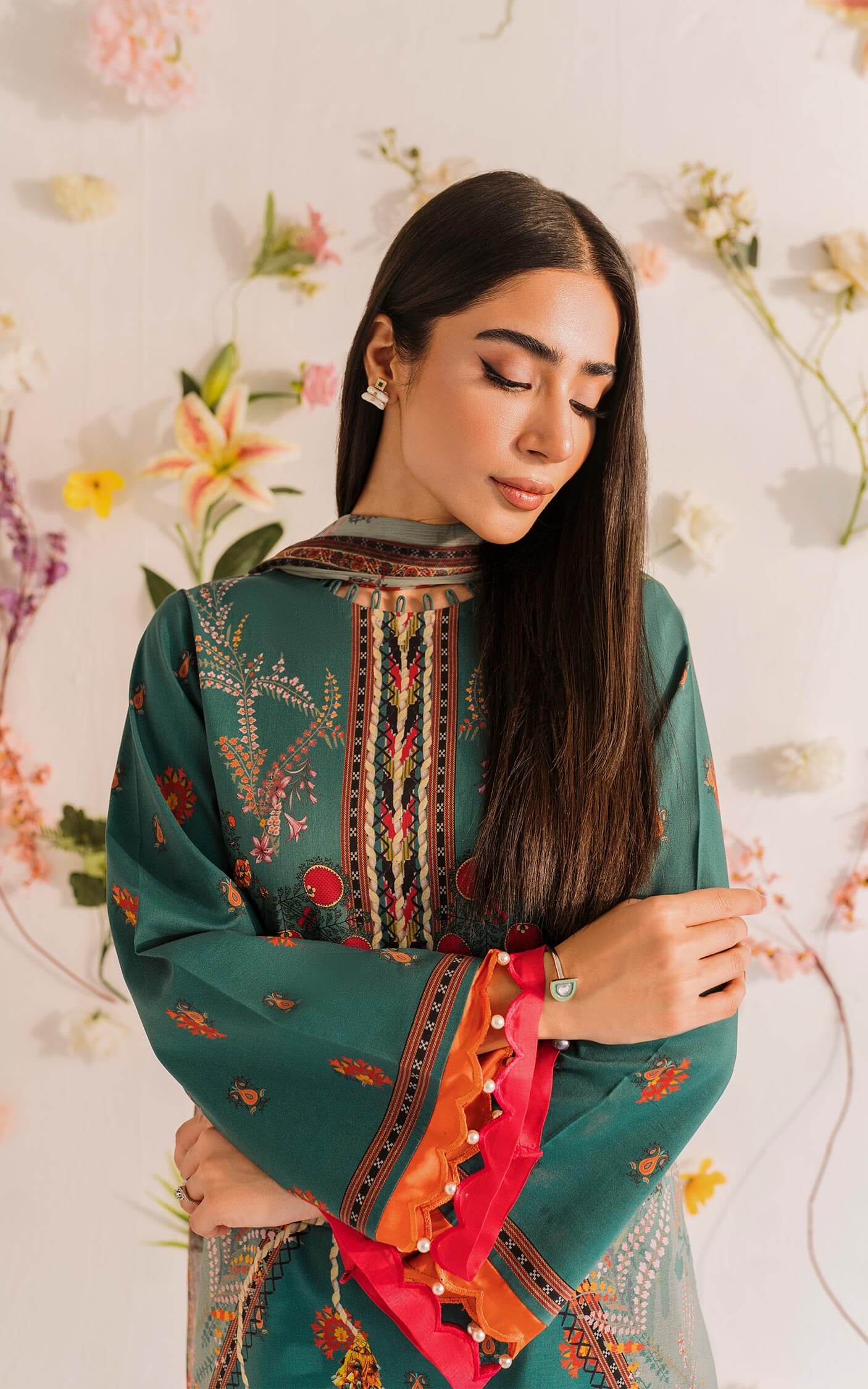 MKL - 03 - Meraki Summer Vol 1 - Asifa n Nabeel Lawn Collection 2023 - Shahana Collection UK - Asifa n Nabeel  in UK - Eid Edit 2023