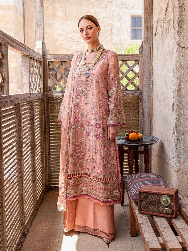 Mehermah - Gulaal Embroidered Chiffon 2022 - Mehermah - Gulaal Embroidered Chiffon 2022 - Shahana Collection