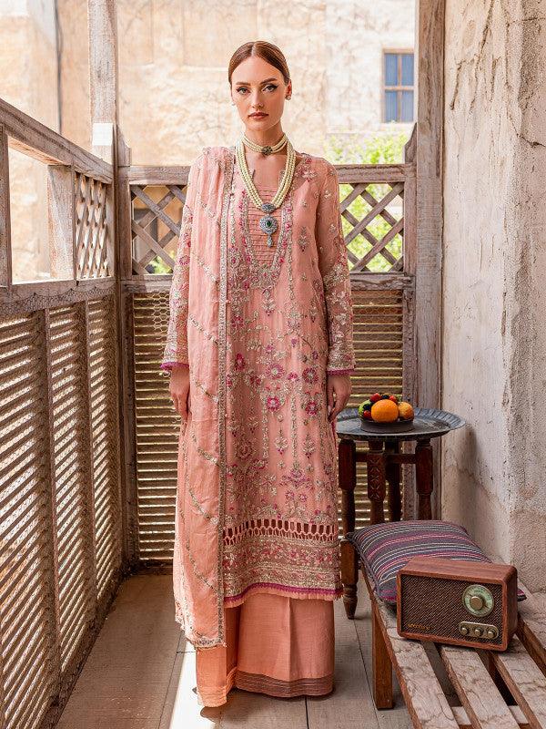 Mehermah - Gulaal Embroidered Chiffon 2022 - Mehermah - Gulaal Embroidered Chiffon 2022 - Shahana Collection