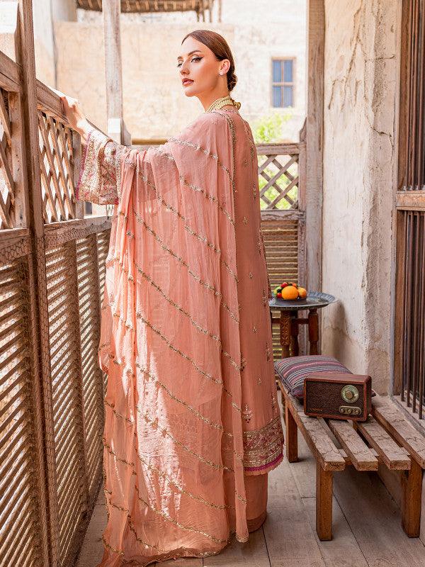 Mehermah - Gulaal Embroidered Chiffon 2022 - Mehermah - Gulaal Embroidered Chiffon 2022 - Shahana Collection