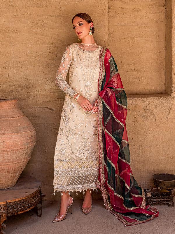 Hazal - Gulaal Embroidered Chiffon 2022 - Hazal - Gulaal Embroidered Chiffon 2022 - Shahana Collection