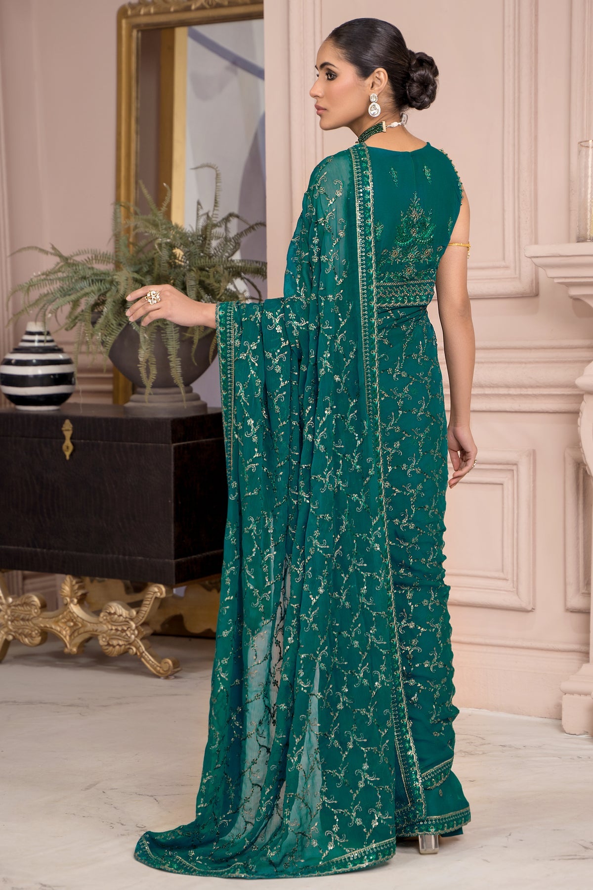 ZA-08 -Tropical- Afreen Formal Collection 2023 - Zarif - Shahana Collection UK - Eid Festive 2023