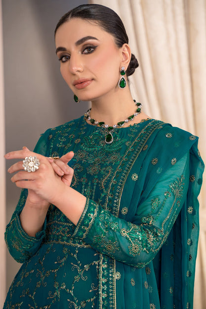 ZA-08 -Tropical- Afreen Formal Collection 2023 - Zarif - Shahana Collection UK - Eid Festive 2023