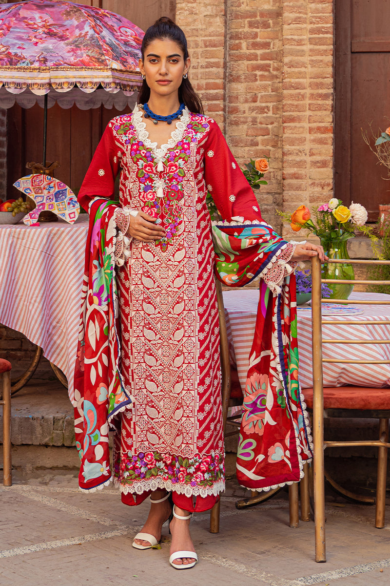 Maria -Hemline Tesoro - Spring Summer'23 - Mushq - Shahana Collection UK - Eid 2023 - Spring Summer Lawn