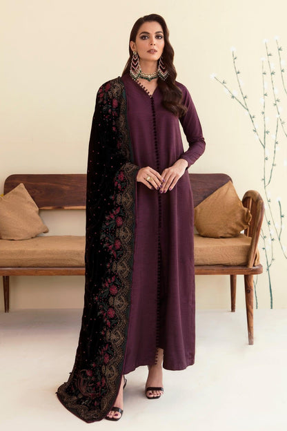 Gulnaar - Jazmin Velvet Shawls 2022 - Gulnaar - Jazmin Velvet Shawls 2022 - Shahana Collection