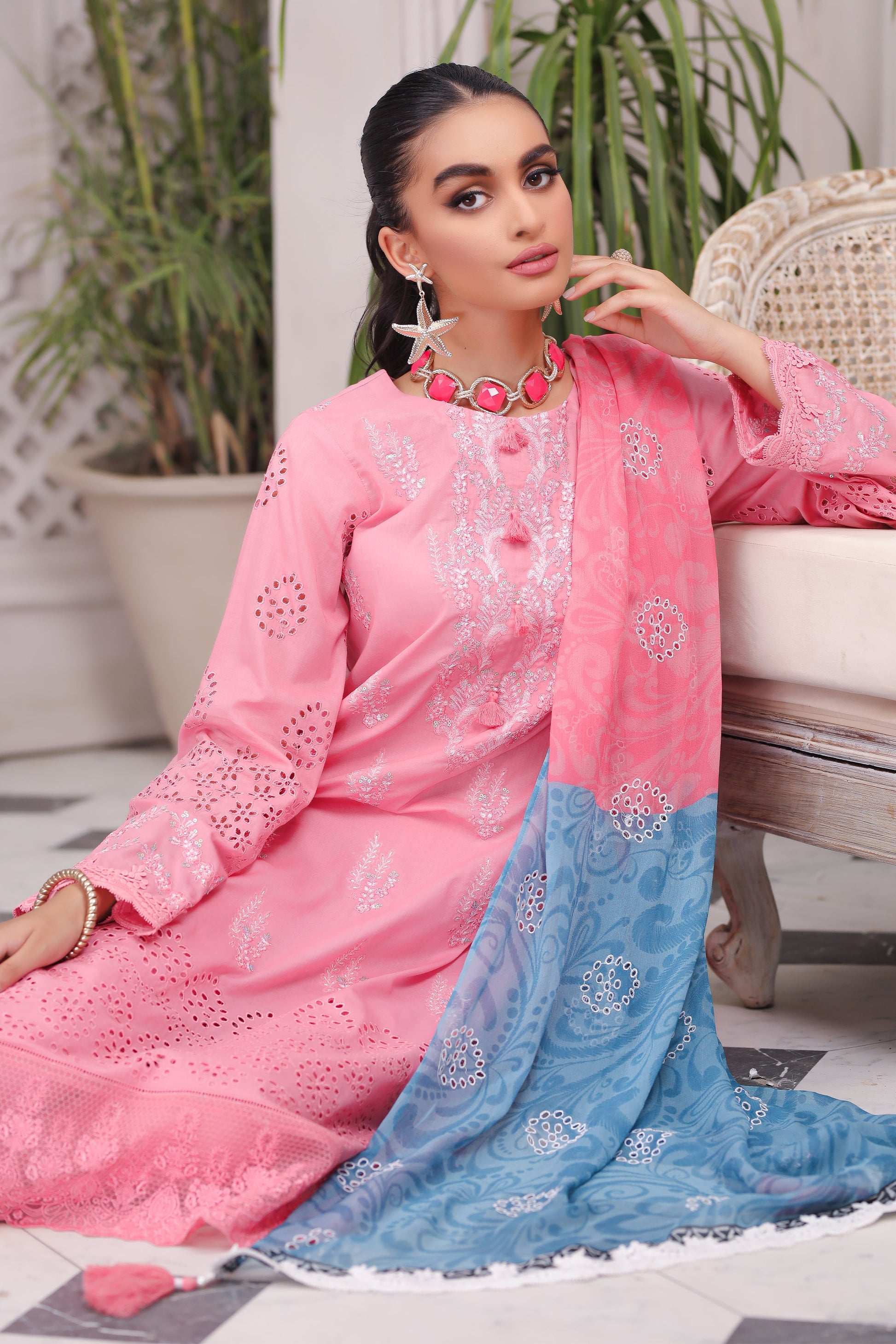 CEC-5483 - Embroidered Lawn Collection 2023- Lakhany - Shahana Collection UK - Lakhanay in UK - Eid 2023