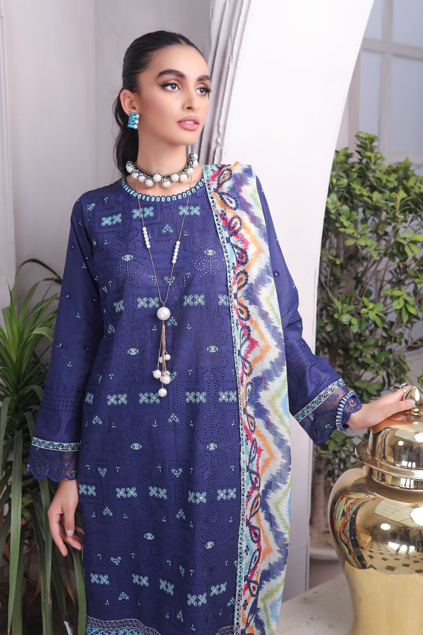  CEC-5484 - Embroidered Lawn Collection 2023- Lakhany - Shahana Collection UK - Lakhanay in UK - Eid 2023