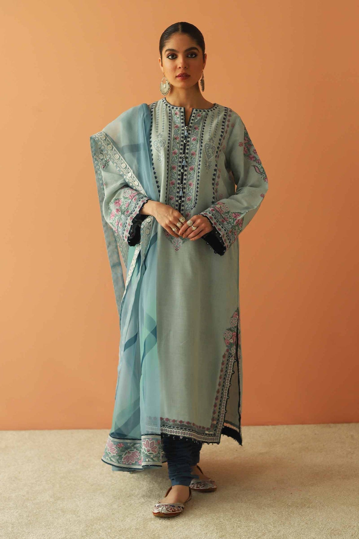 D# 14B - Zara Shahjahan - Spring Summer 2023 - Shahana Collection UK - Zara Shahjahan in UK - Summer Lawn in UK