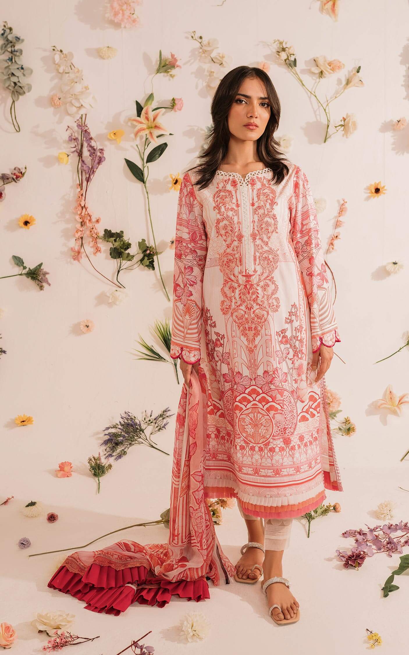 MKL - 15 - Meraki Summer Vol 1 - Asifa n Nabeel Lawn Collection 2023 - Shahana Collection UK - Asifa n Nabeel  in UK - Eid Edit 2023