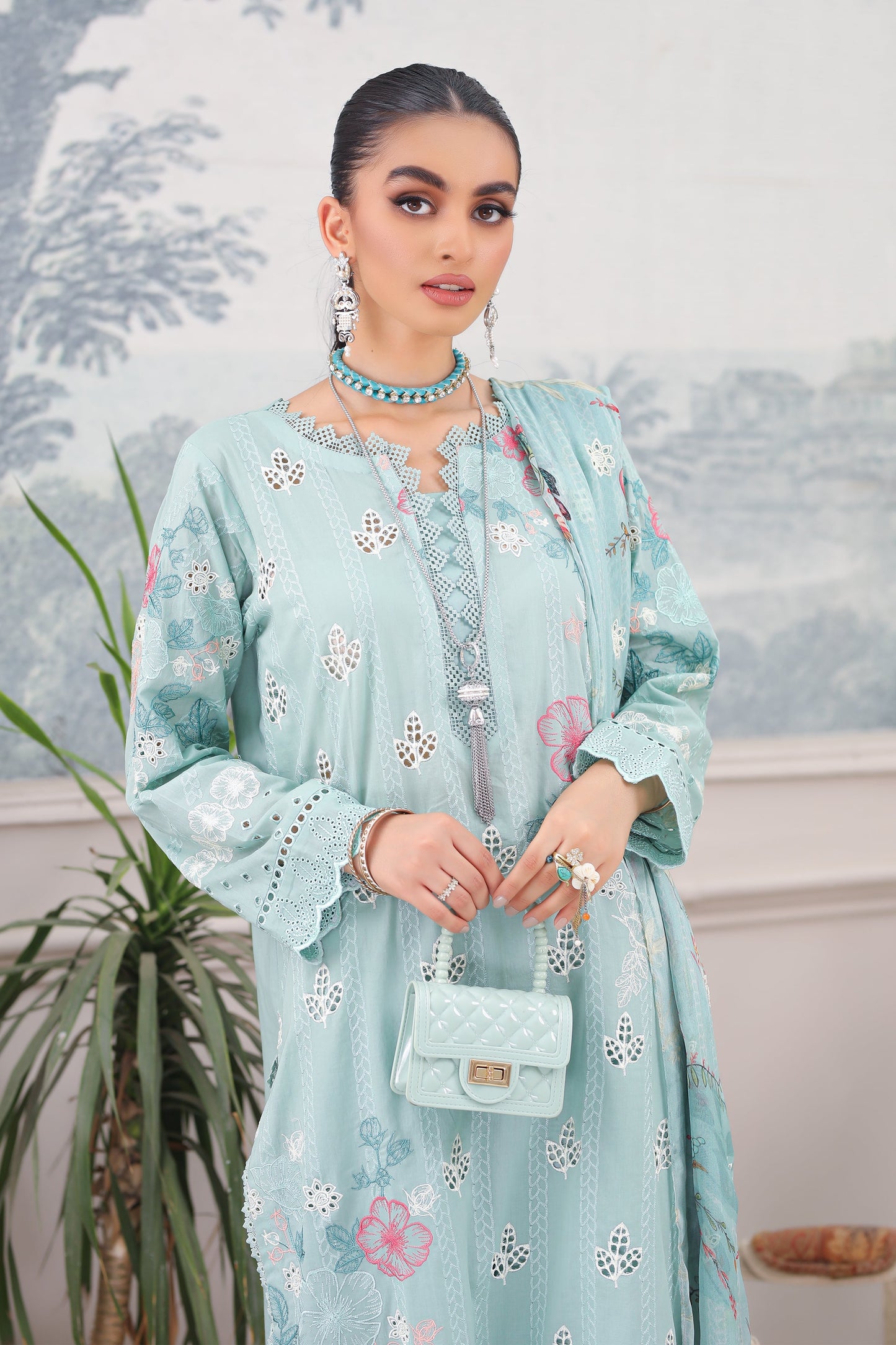 CEC-5482 - Embroidered Lawn Collection 2023- Lakhany - Shahana Collection UK - Lakhanay in UK - Eid 2023