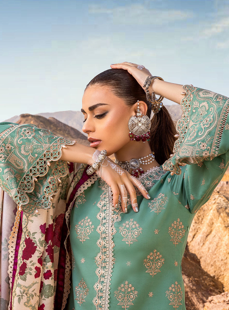  Zarra'tun - 1A - Chikankari Lawn Collection'23 - Zainab Chottani - Shahana Collection UK - Zainab Chottani in UK - Eid 2023