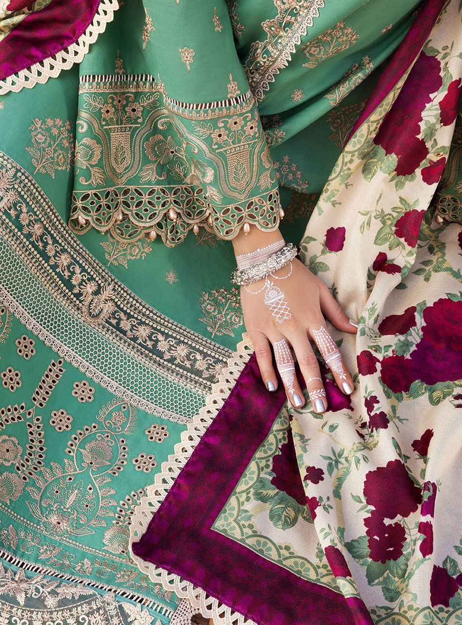  Zarra'tun - 1A - Chikankari Lawn Collection'23 - Zainab Chottani - Shahana Collection UK - Zainab Chottani in UK - Eid 2023