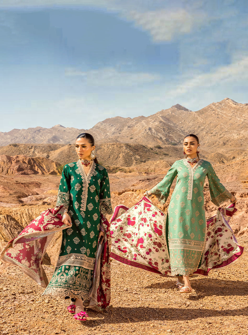  Zarra'tun - 1A - Chikankari Lawn Collection'23 - Zainab Chottani - Shahana Collection UK - Zainab Chottani in UK - Eid 2023