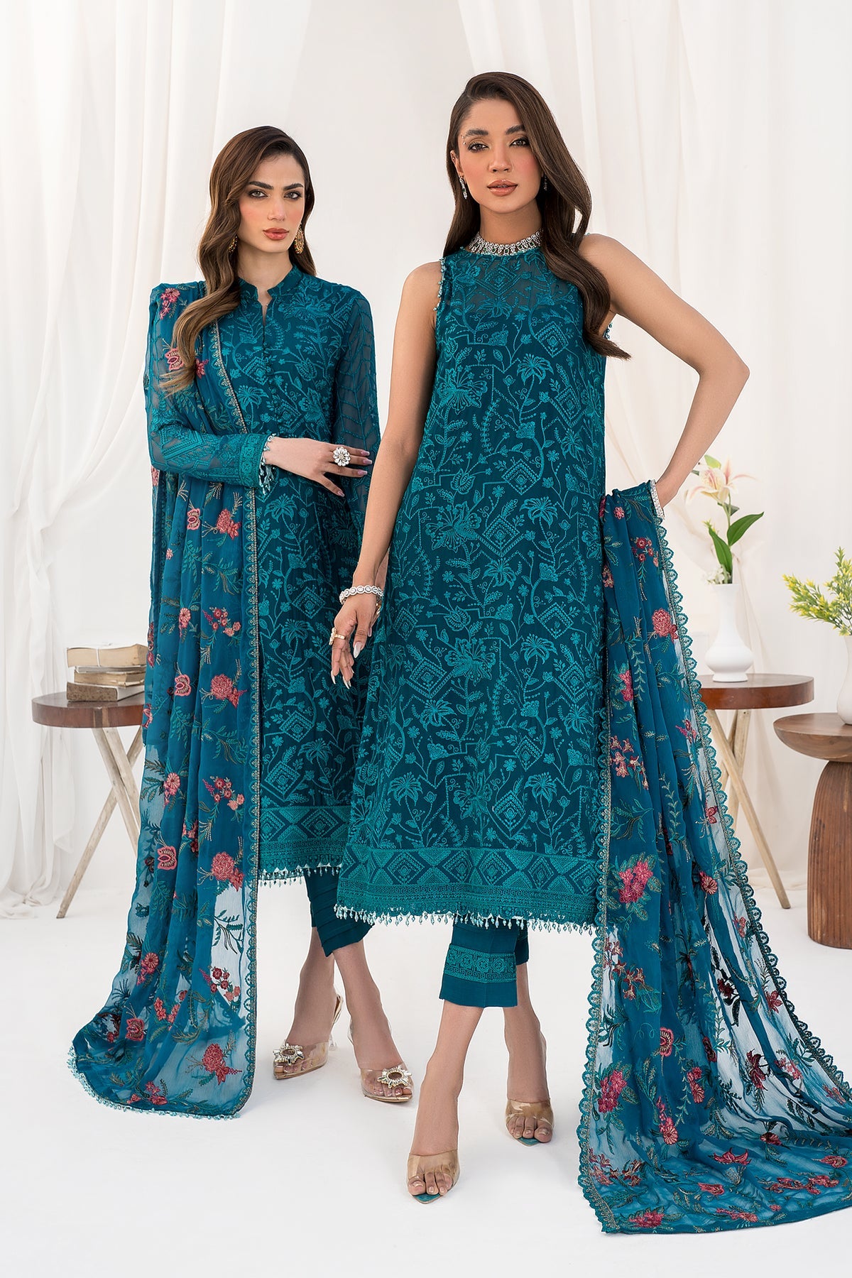 ZLC 07 - Gardenia - La Celeste - Chiffon Collection 2023 - Zarif - Shahana Collection Uk