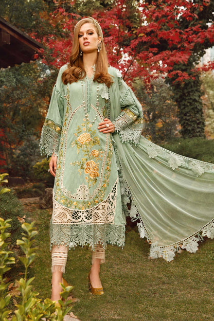 D-2302-B - Luxury Eid Lawn 2023 - Spring Summer 2023 - Shahana Collection UK