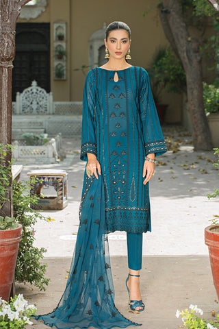 LED-4014 - Embroidered Lawn Collection 2023- Lakhany - Shahana Collection UK - Lakhanay in UK - Eid 2023