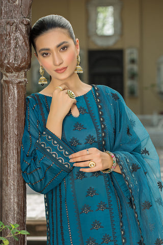 LED-4014 - Embroidered Lawn Collection 2023- Lakhany - Shahana Collection UK - Lakhanay in UK - Eid 2023