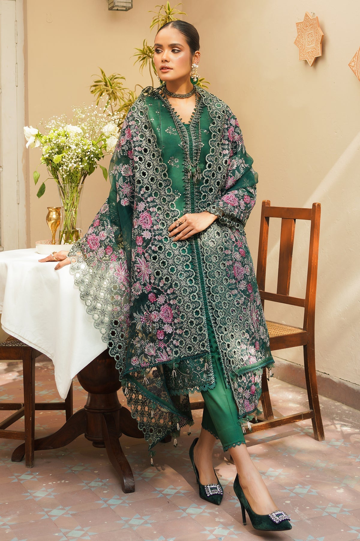 SL10-D02 - Swiss Lawn 2023- Baroque - Shahana Collection UK - Baroque in UK - Eid 2023 - Spring Summer 2023