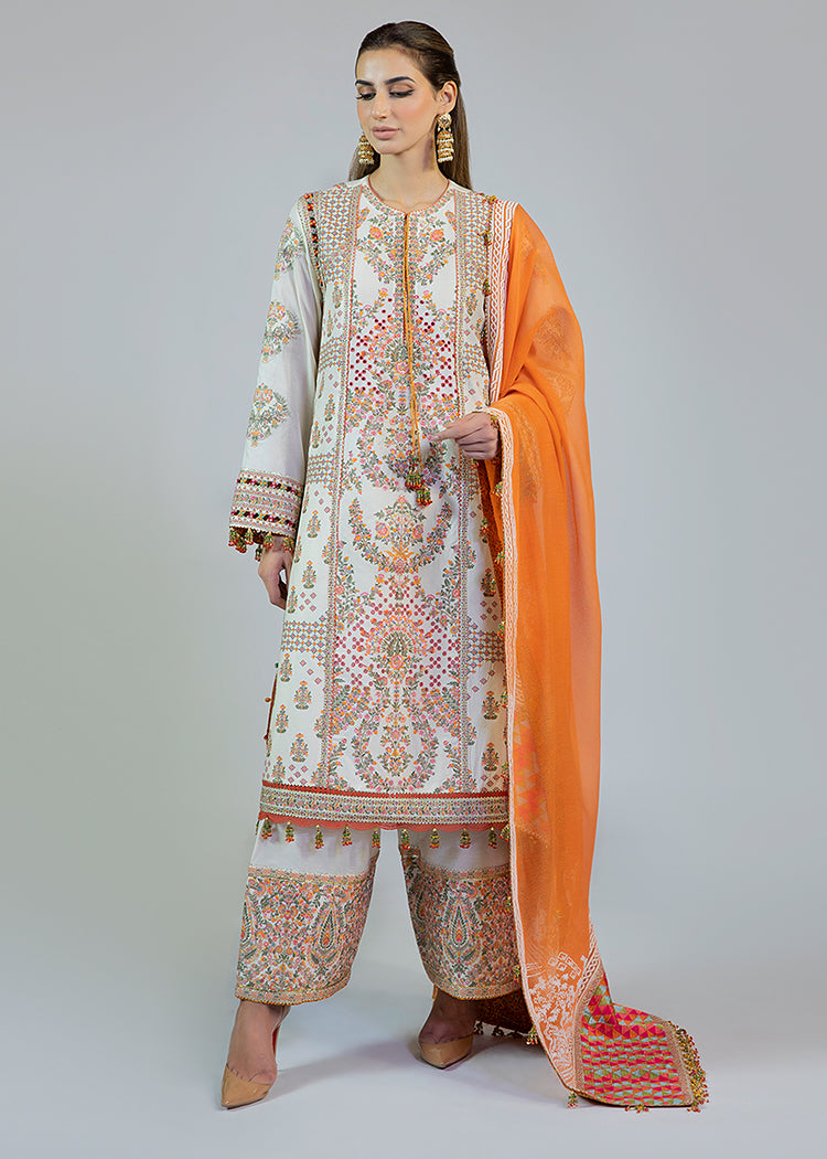 Motiya - Motiya Luxury Lawn by Hussain Rehar - Shahana Collection UK