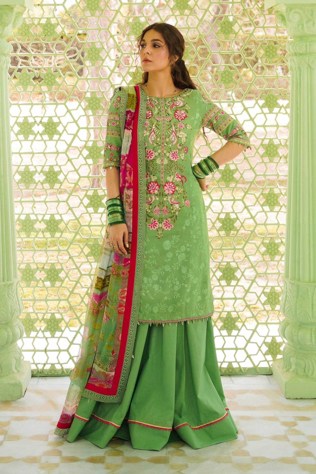 D# 2a - Zara Shahjahan - Spring Summer 2023 - Shahana Collection UK - Zara Shahjahan in UK - Summer Lawn in UK