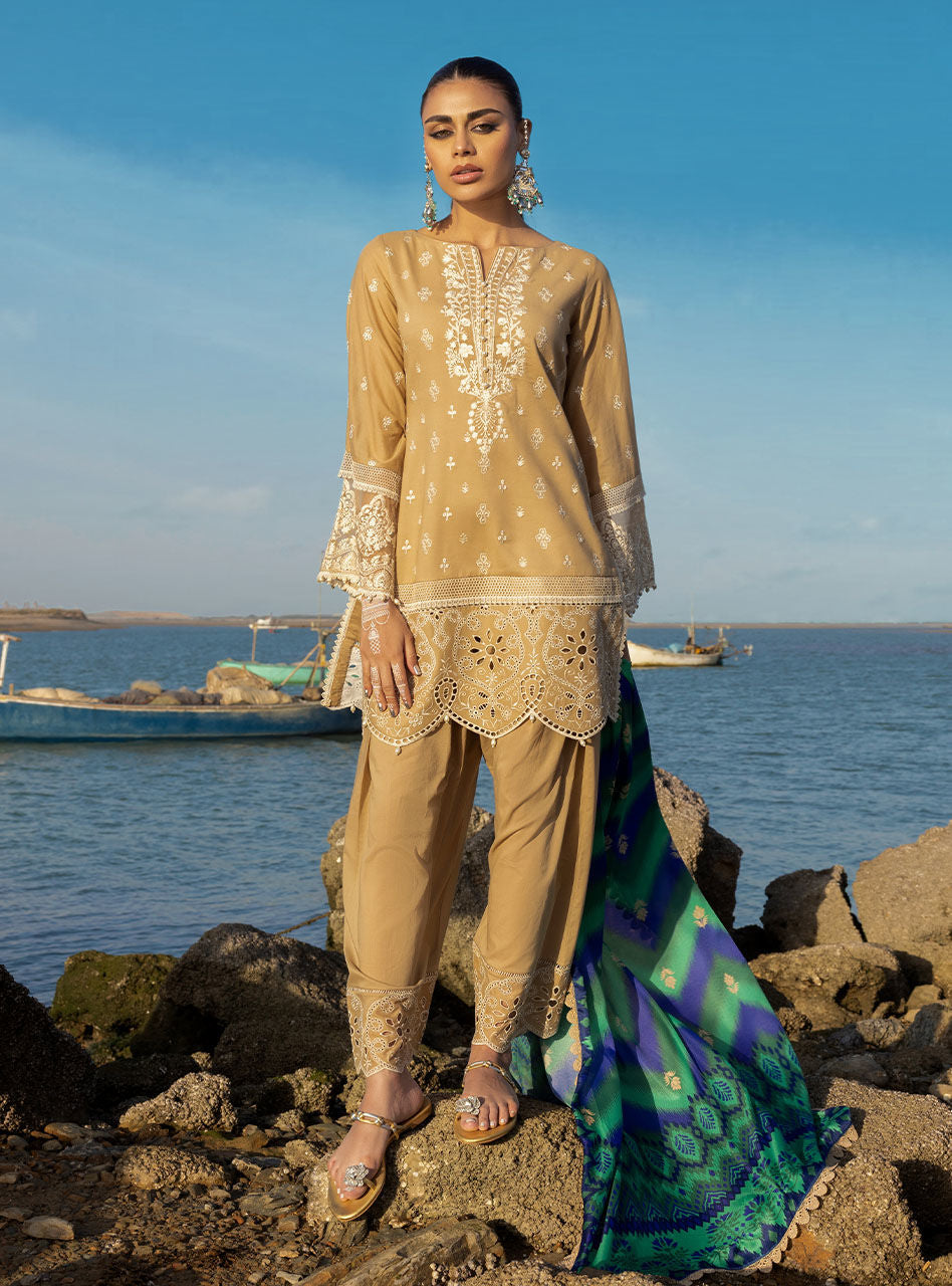 Deedag - 2B - Chikankari Lawn Collection'23 - Zainab Chottani - Shahana Collection UK - Zainab Chottani in UK - Eid 2023