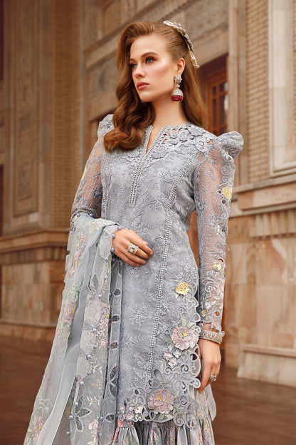 Maria.B Luxe Lawn - D-2304-B- Luxury Eid Lawn 2023 - Spring Summer 2023 - Shahana Collection UK