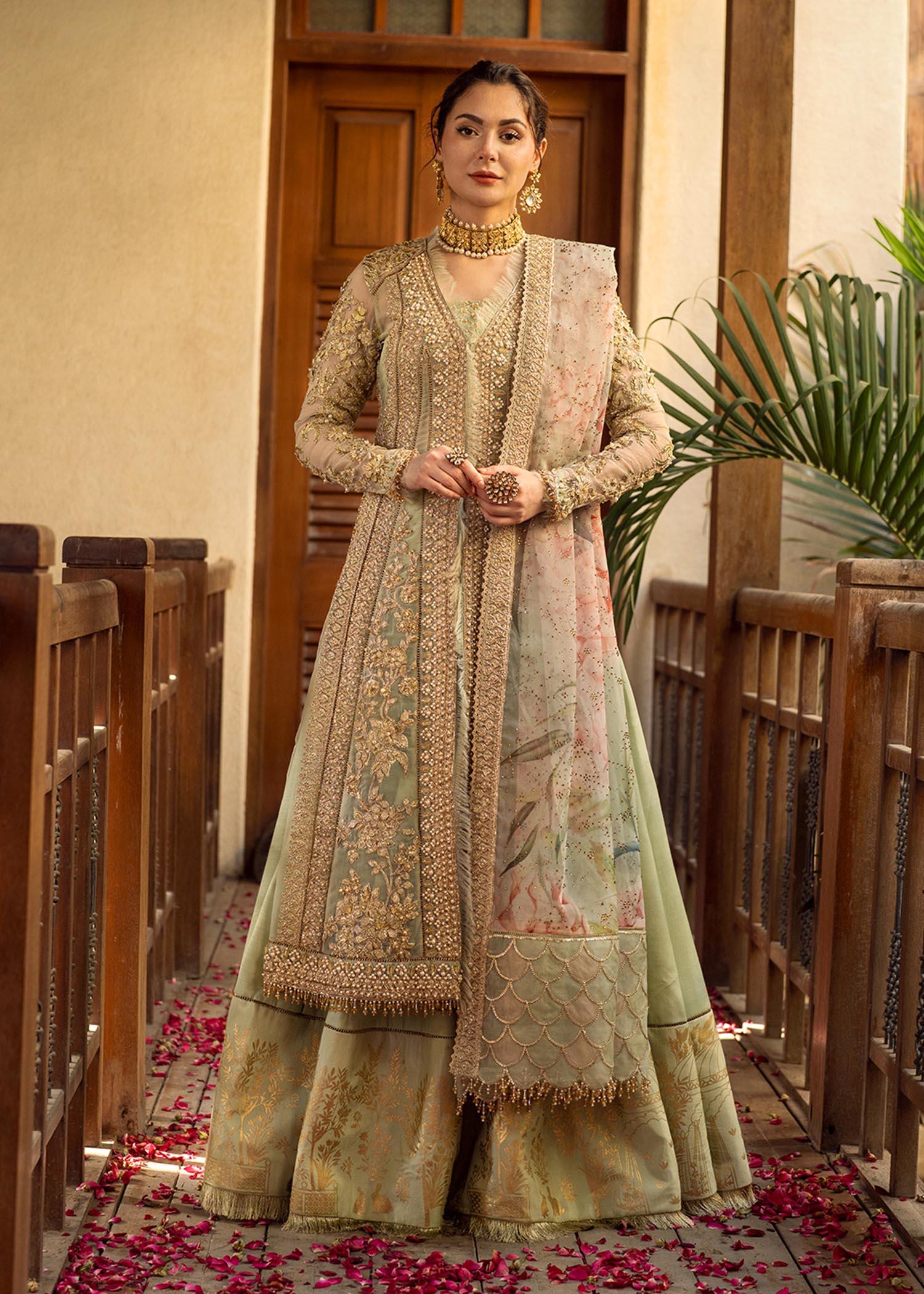 Shikargah - Aik Jhalak Wedding Collection - Crimson - Shikargah - Aik Jhalak Wedding Collection - Crimson - Shahana Collection