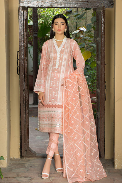 LED-4012 - Embroidered Lawn Collection 2023- Lakhany - Shahana Collection UK - Lakhanay in UK - Eid 2023