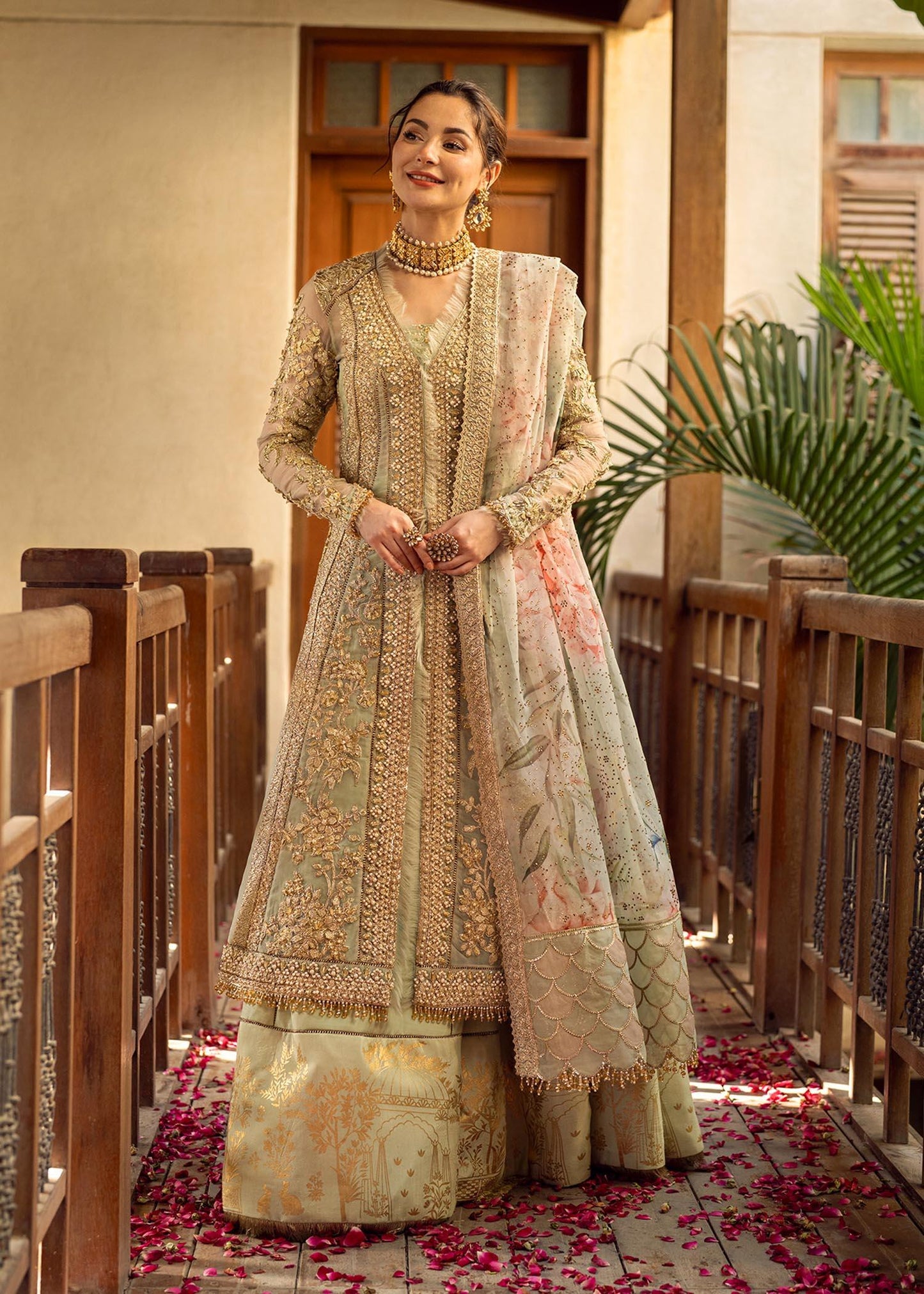 Shikargah - Aik Jhalak Wedding Collection - Crimson - Shikargah - Aik Jhalak Wedding Collection - Crimson - Shahana Collection