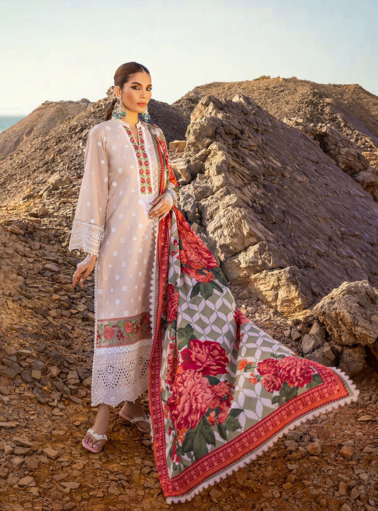 Durnaz - 4b - Chikankari Lawn Collection'23 - Zainab Chottani - Shahana Collection UK - Zainab Chottani in UK - Eid 2023