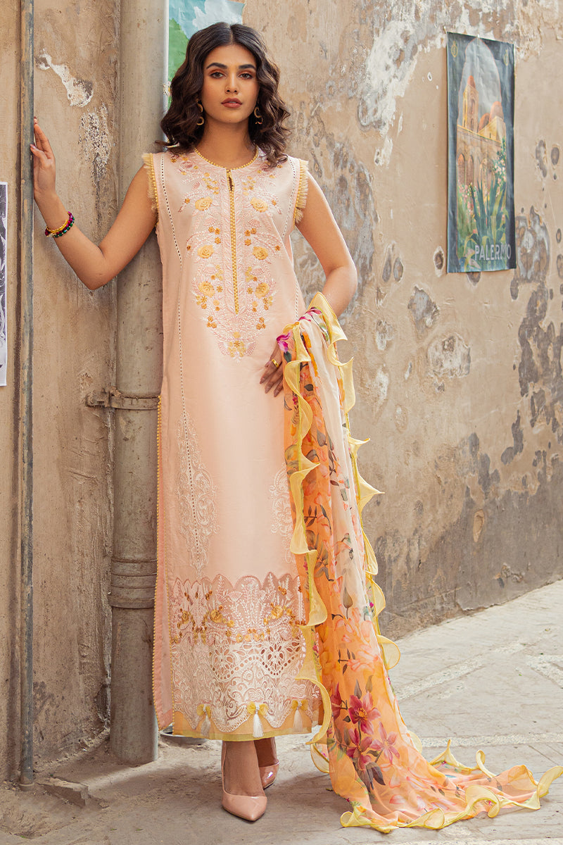  Natalia -Hemline Tesoro - Spring Summer'23 - Mushq - Shahana Collection UK - Eid 2023 - Spring Summer Lawn