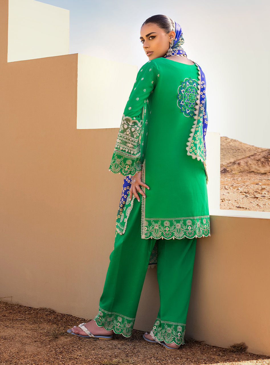 Chunari - 5a - Chikankari Lawn Collection'23 - Zainab Chottani - Shahana Collection UK - Zainab Chottani in UK - Eid 2023