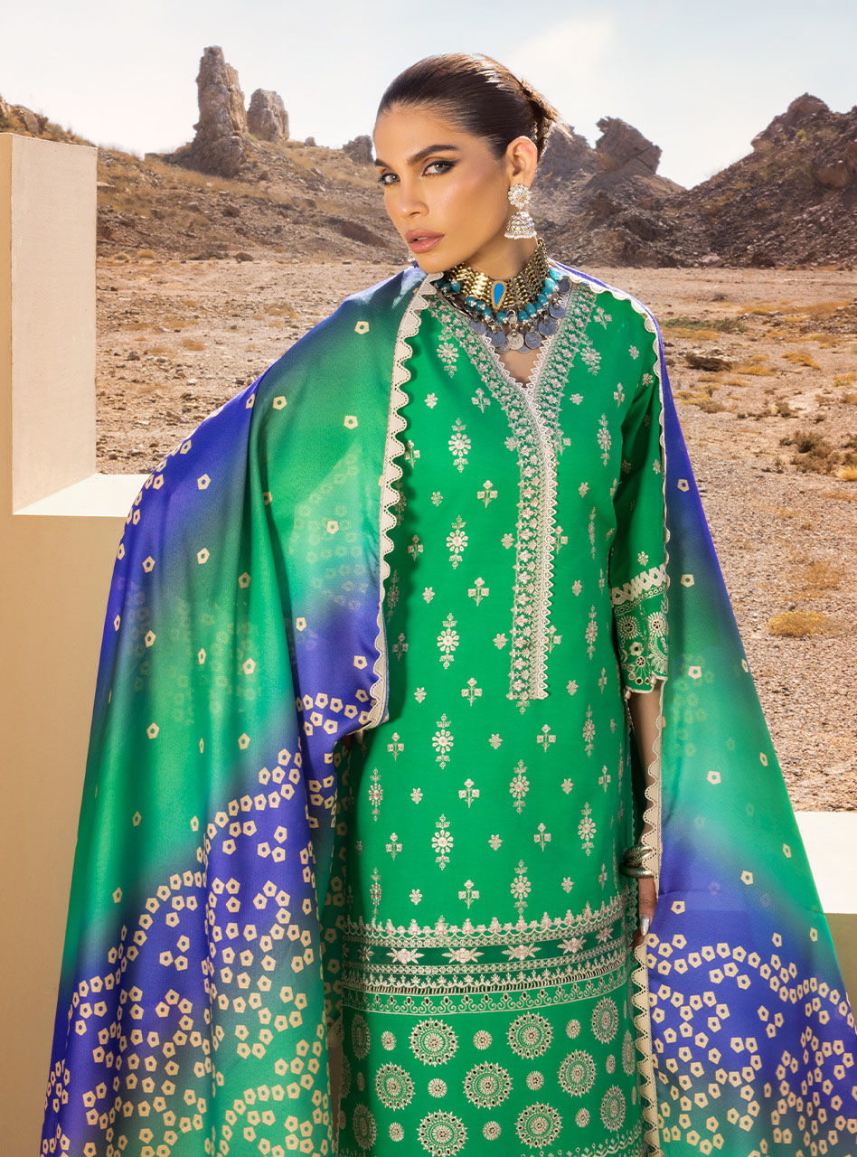 Chunari - 5a - Chikankari Lawn Collection'23 - Zainab Chottani - Shahana Collection UK - Zainab Chottani in UK - Eid 2023