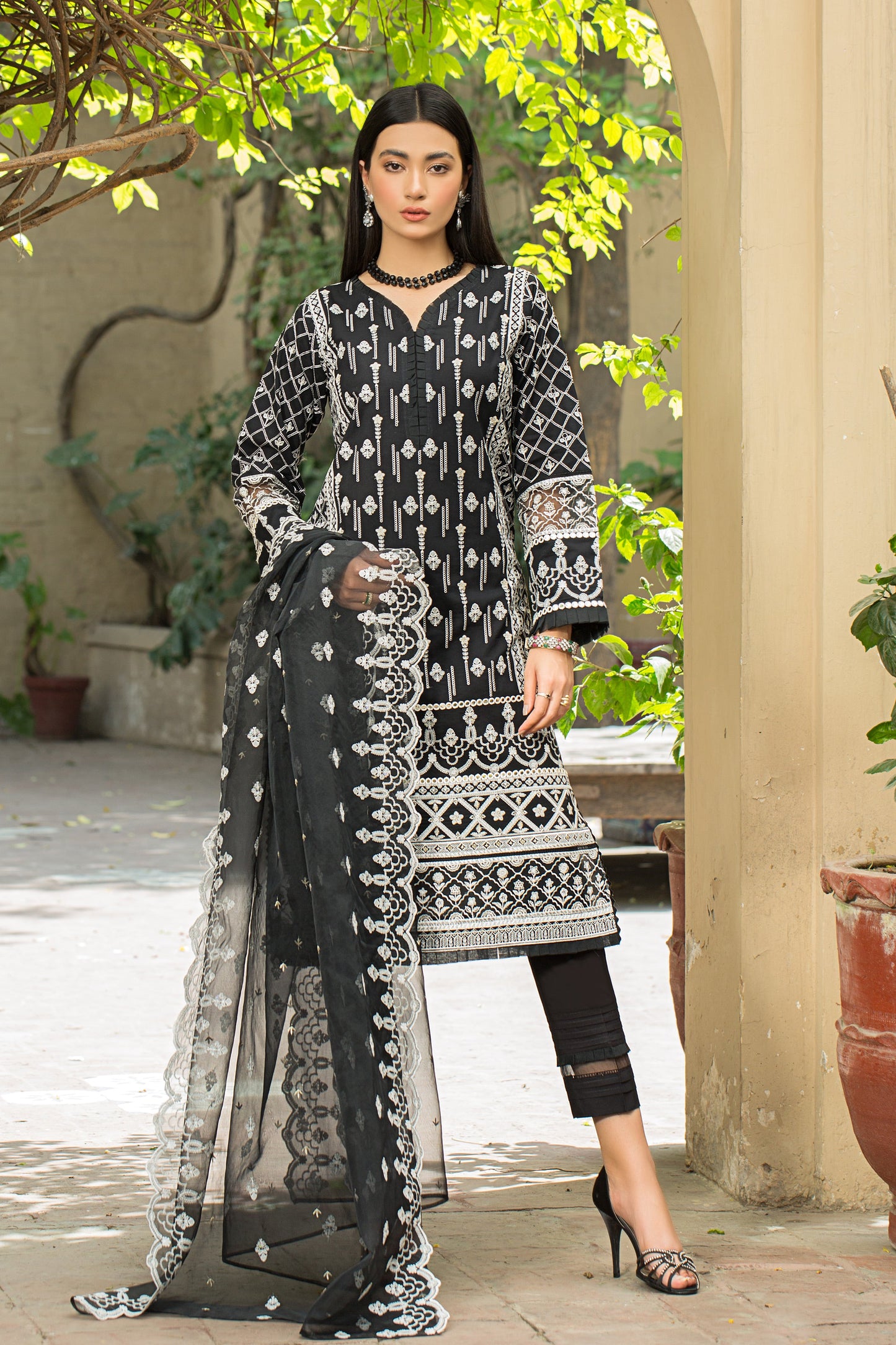 LED-4011 - Embroidered Lawn Collection 2023- Lakhany - Shahana Collection UK - Lakhanay in UK - Eid 2023