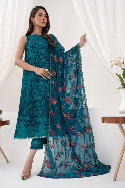 ZLC 07 - Gardenia - La Celeste - Chiffon Collection 2023 - Zarif - Shahana Collection Uk