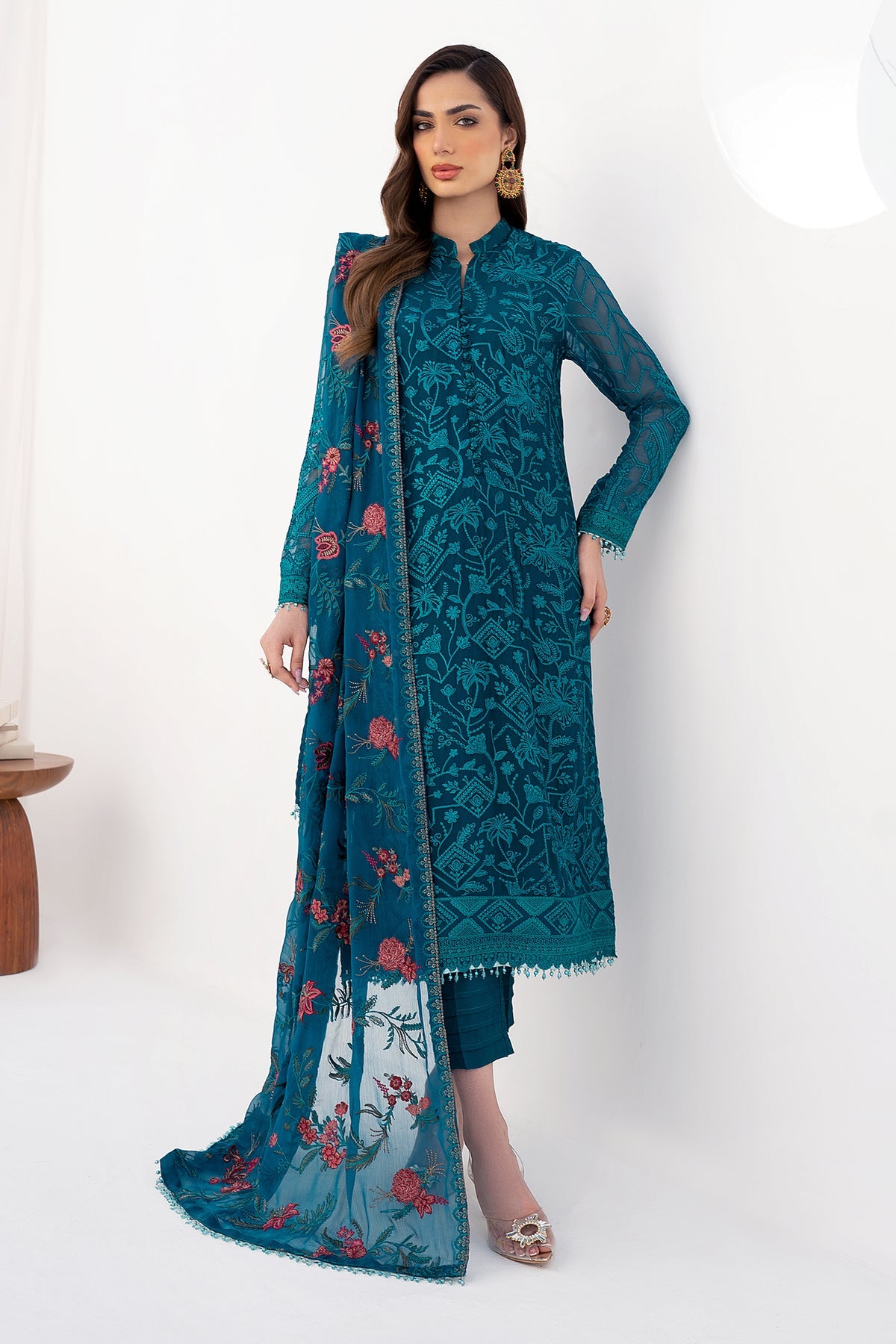 ZLC 07 - Gardenia - La Celeste - Chiffon Collection 2023 - Zarif - Shahana Collection Uk