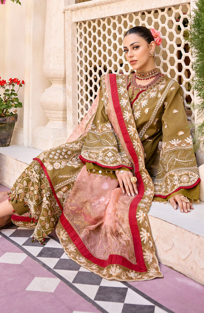  Olive Garden (MLFD-087) - Eid e Nobahar'23 -Maryum N Maria - Shahana Collection UK -Festive Eidm2023 - Spring Summer'23