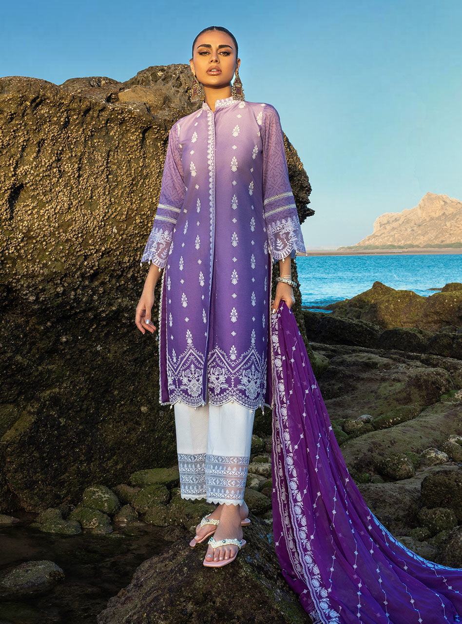 Afsana- 8a - Chikankari Lawn Collection'23 - Zainab Chottani - Shahana Collection UK - Zainab Chottani in UK - Eid 2023