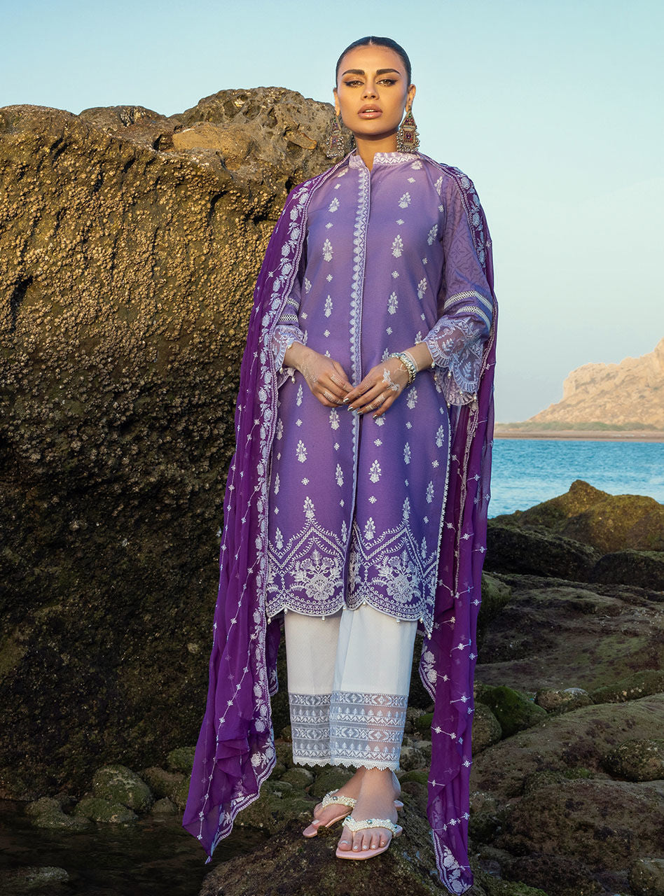 Afsana- 8a - Chikankari Lawn Collection'23 - Zainab Chottani - Shahana Collection UK - Zainab Chottani in UK - Eid 2023