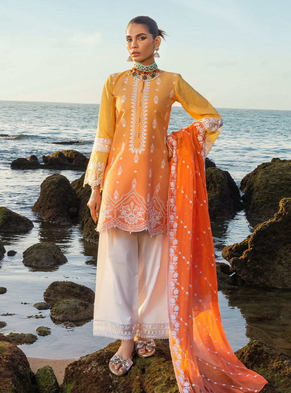 Afsana- 8b - Chikankari Lawn Collection'23 - Zainab Chottani - Shahana Collection UK - Zainab Chottani in UK - Eid 2023