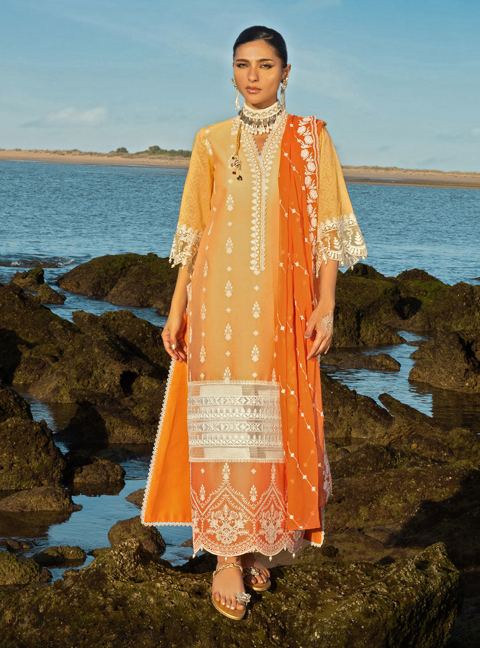 Afsana- 8b - Chikankari Lawn Collection'23 - Zainab Chottani - Shahana Collection UK - Zainab Chottani in UK - Eid 2023