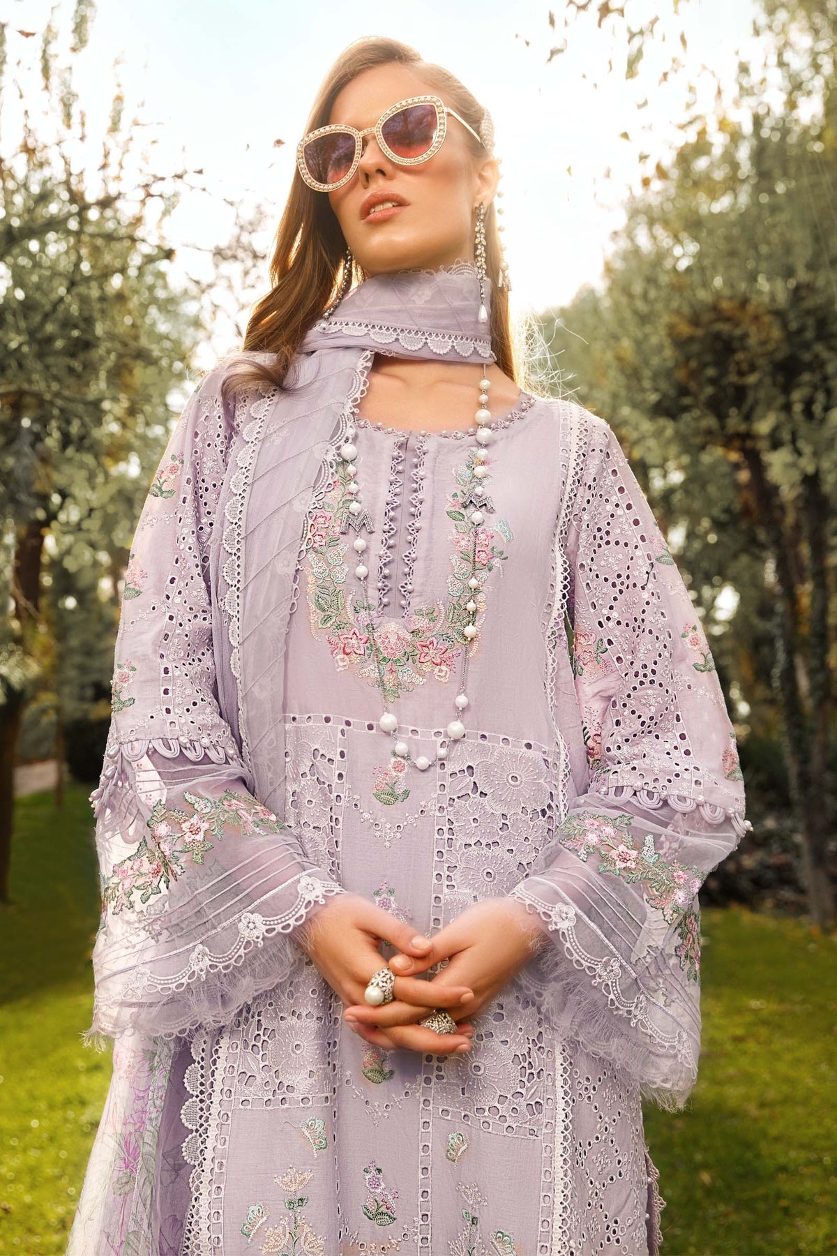 D-2309-B- Luxury Eid Lawn 2023 - Spring Summer 2023 - Shahana Collection UK