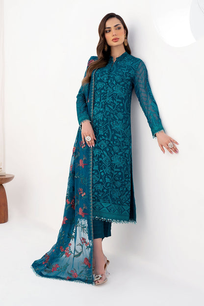 ZLC 07 - Gardenia - La Celeste - Chiffon Collection 2023 - Zarif - Shahana Collection Uk