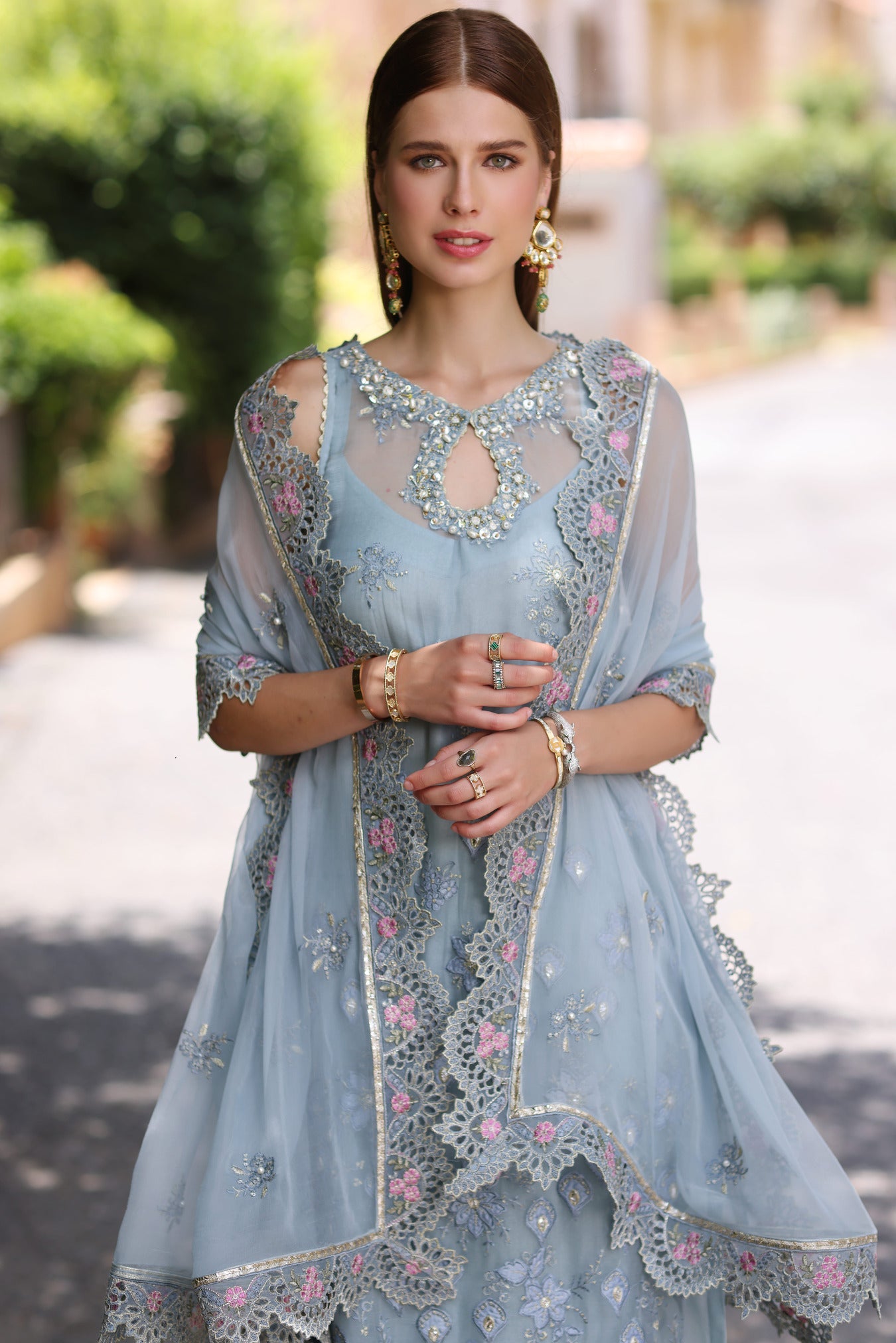 Buy Now, Laira- Noor Chiffons 2023 - Saadia Asad - Wedding and Bridal Party Dresses - Shahana UK - Pakistani Bridal Dresses in UK