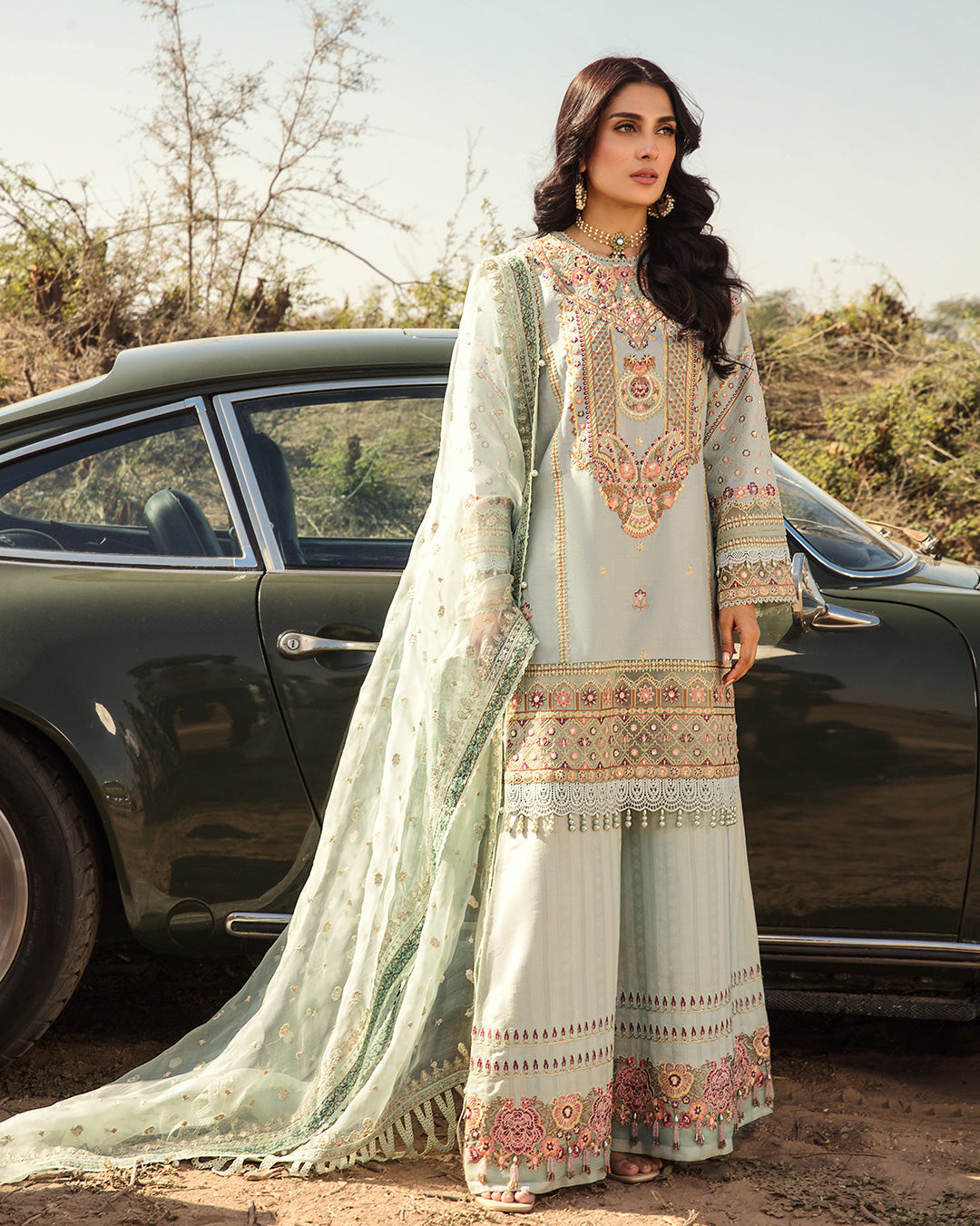 Amani - Lyle - Luxury Lawn'23 - Faiza Saqlain - Shahana Collection UK