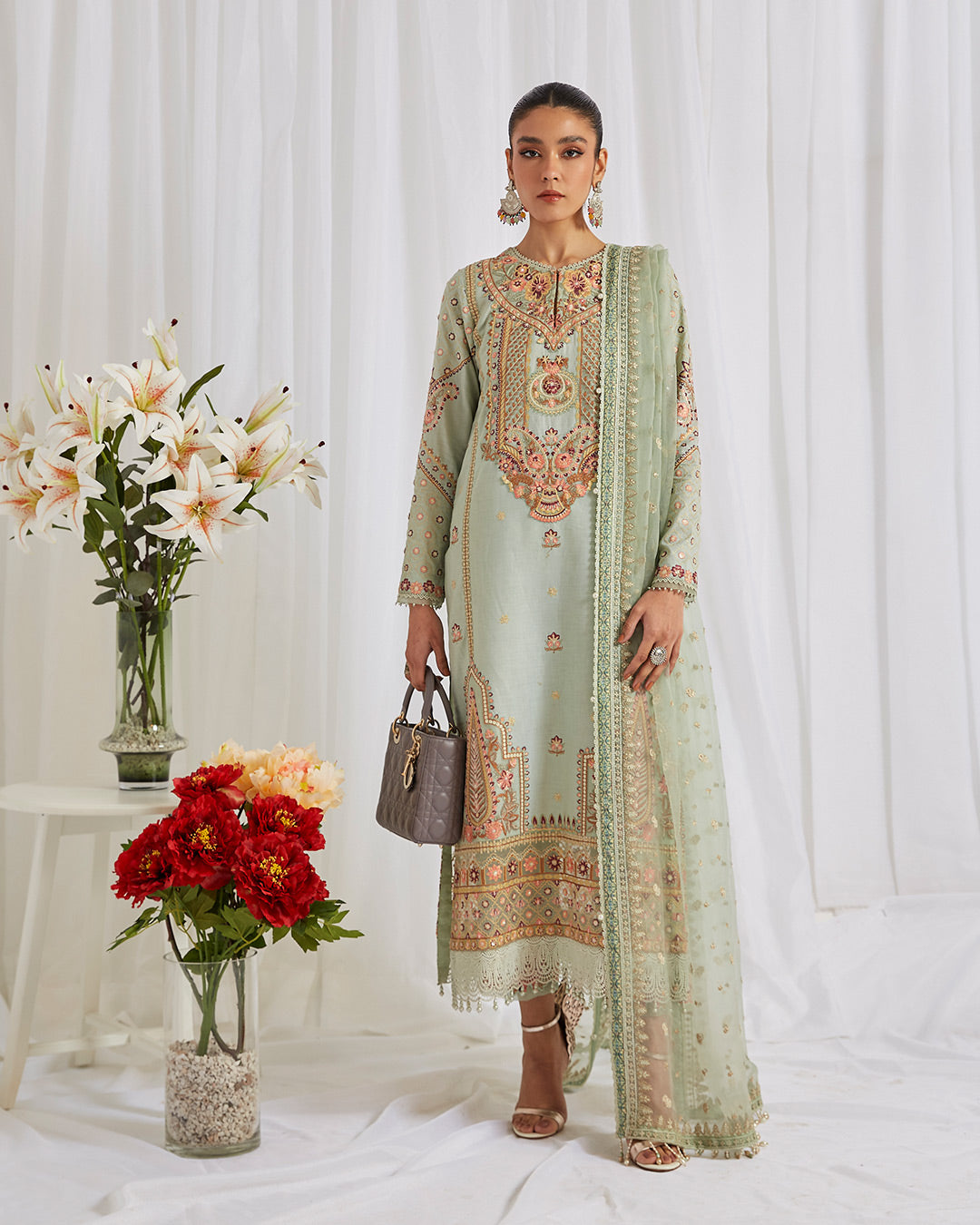 Amani - Lyle - Luxury Lawn'23 - Faiza Saqlain - Shahana Collection UK