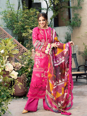 Amber - Maryam Hussain Luxury Lawn 2023 - Shahana Collection UK